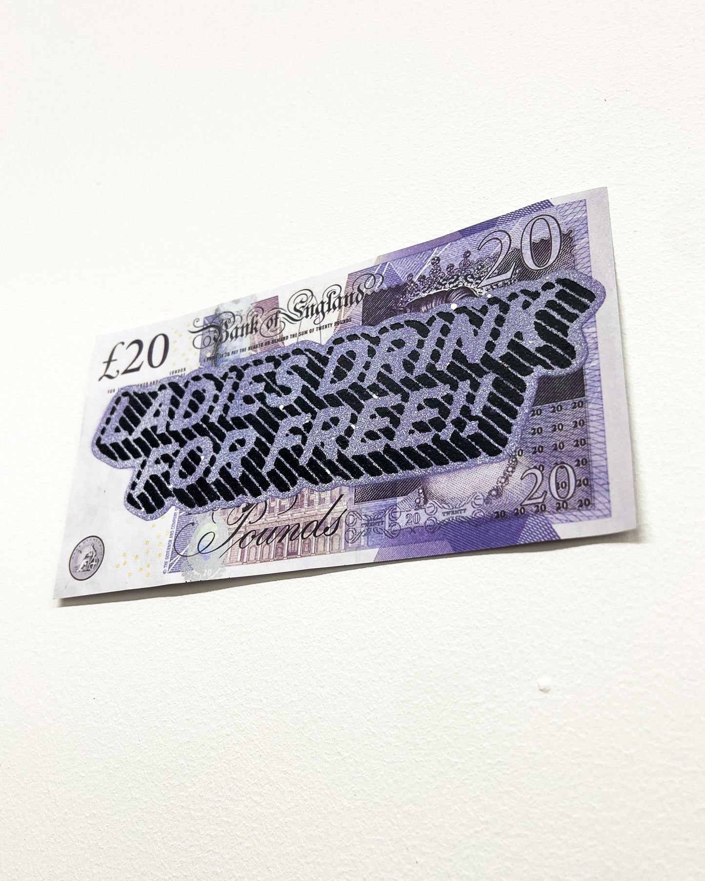 Sam Shrug 'Ladies Drink For Free' Fake £20 note