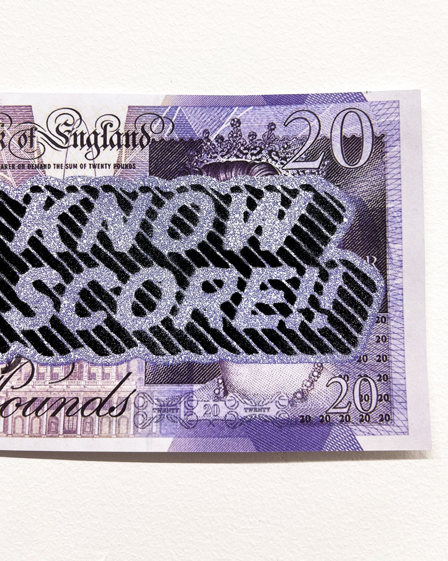 Sam Shrug 'You Know the Score' Fake £20 note